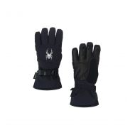 Spyder Womens Synthesis Gore-tex Ski Glove, Black/Black/Black, Small