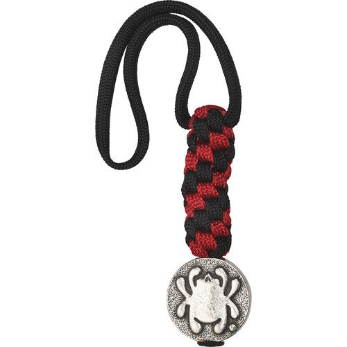  Spyderco Bead and Lanyard (Black and Red)