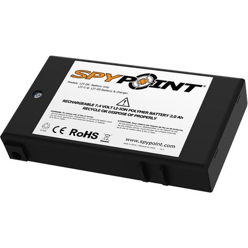  Spypoint Lithium Battery Pack and Charger (2000mAh)