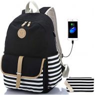 [아마존베스트]Sqoto School Backpack Daypack Shoulder Bag Laptop Bag, Unisex Fashion Rucksack Laptop Travel Bag College Bookbag