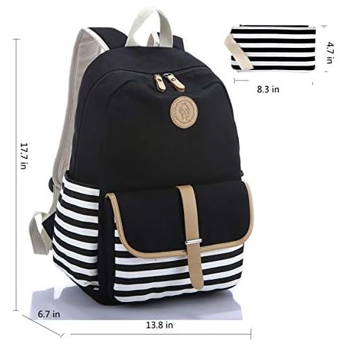  [아마존베스트]Sqoto School Backpack Daypack Shoulder Bag Laptop Bag, Unisex Fashion Rucksack Laptop Travel Bag College Bookbag