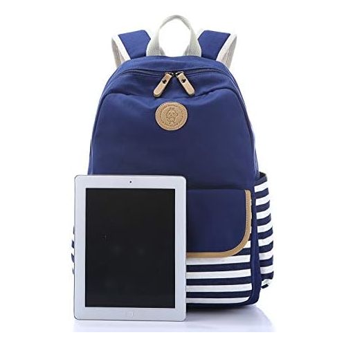  [아마존베스트]Sqoto School Backpack Daypack Shoulder Bag Laptop Bag, Unisex Fashion Rucksack Laptop Travel Bag College Bookbag