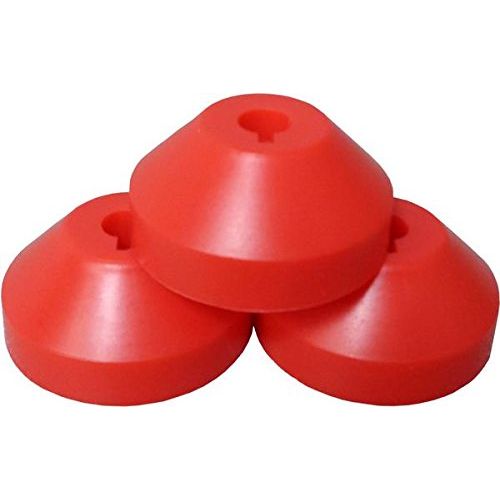  Square Deal Recordings & Supplies 7 45rpm Vinyl Record Adapters - Inserts to Make 7 Records Play on a Turntable (3 pack)