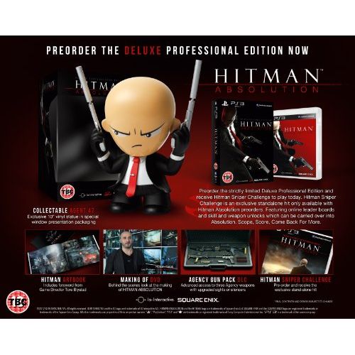 스퀘어 에닉스 Square Enix Hitman Absolution Deluxe Professional Edition PS3