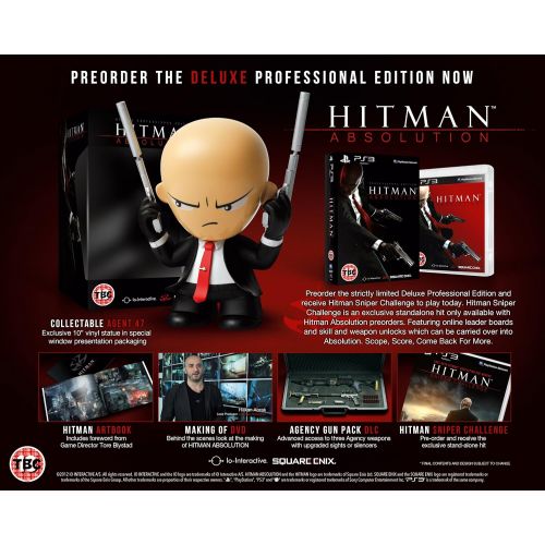 스퀘어 에닉스 Square Enix Hitman Absolution Deluxe Professional Edition PS3