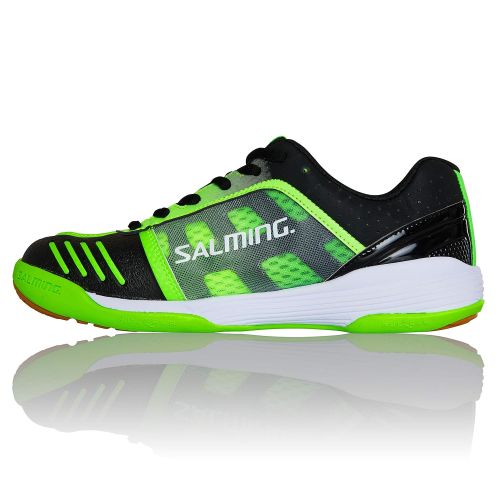  Salming Falco Junior Indoor Court Shoe (GreenBlack)