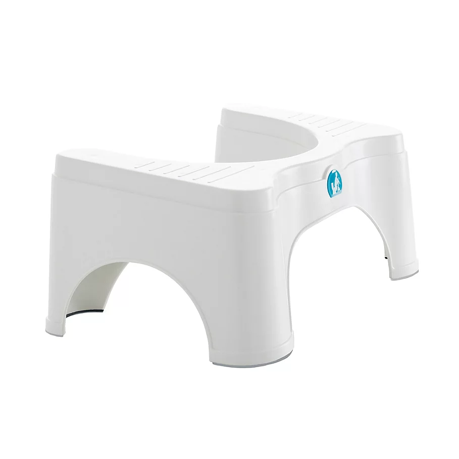  Shark Tank Squatty Potty Ecco 2.0 7-Inch Toilet Stool in White