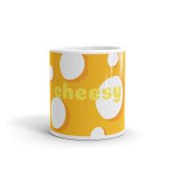/SquidCherry Mug with cheese design, Cheesy, Mug Art