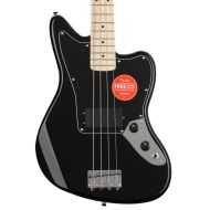 Squier Affinity Series Jaguar Bass H - Black with Maple Fingerboard