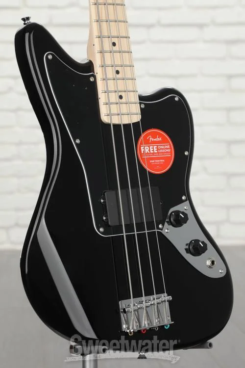  Squier Affinity Series Jaguar Bass H - Black with Maple Fingerboard