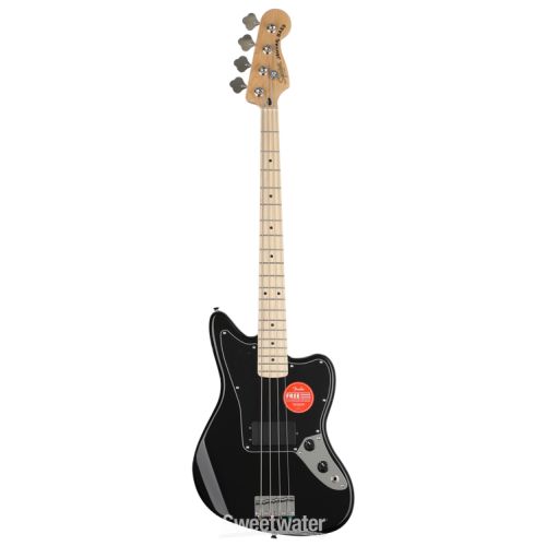  Squier Affinity Series Jaguar Bass H - Black with Maple Fingerboard