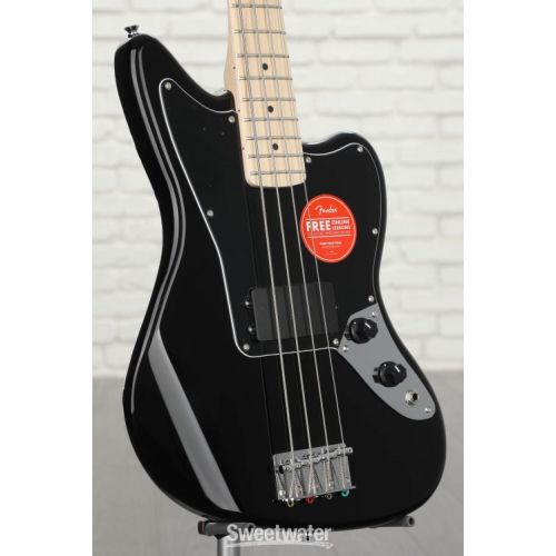  Squier Affinity Series Jaguar Bass H - Black with Maple Fingerboard