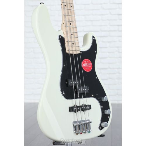  Squier Affinity Series Precision Bass - Olympic White with Maple Fingerboard