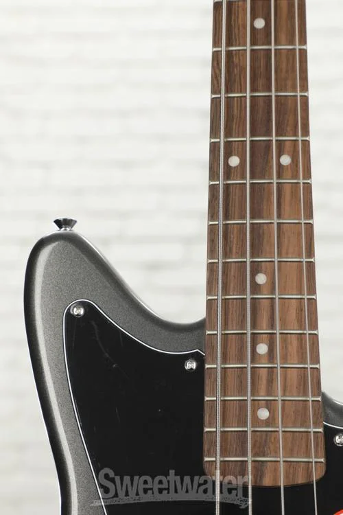  Squier Affinity Series Jaguar Charcoal Frost Metallic with Indian Laurel Fingerboard