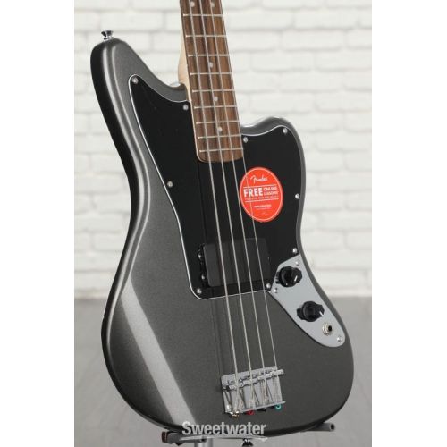  Squier Affinity Series Jaguar Charcoal Frost Metallic with Indian Laurel Fingerboard