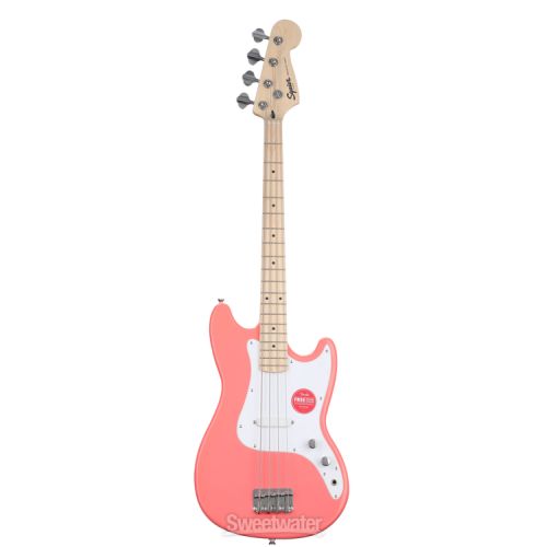  Squier Sonic Bronco Bass - Tahitian Coral