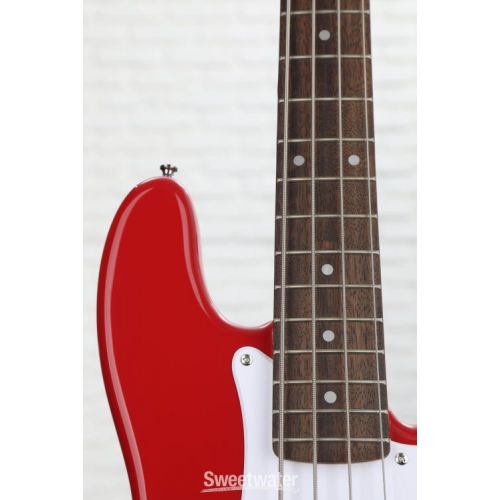  Squier Mini Precision Bass Electric Bass - Dakota Red with Laurel Fingerboard