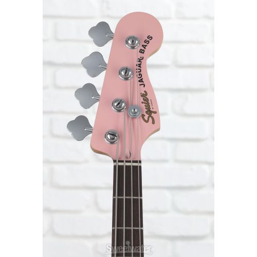  Squier Affinity Series Jaguar Bass H - Shell Pink, Sweetwater Exclusive