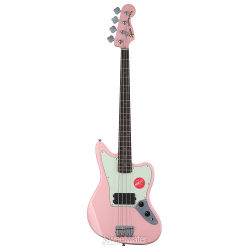  Squier Affinity Series Jaguar Bass H - Shell Pink, Sweetwater Exclusive