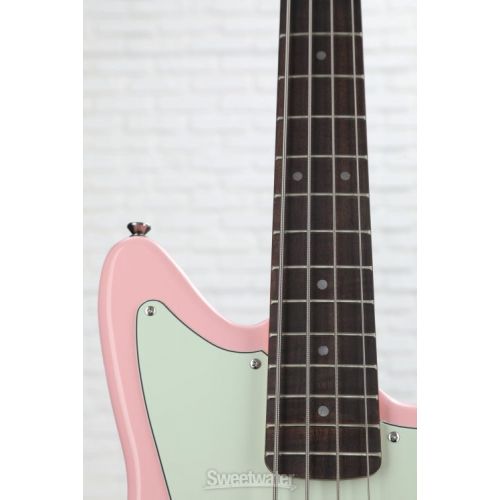  Squier Affinity Series Jaguar Bass H - Shell Pink, Sweetwater Exclusive