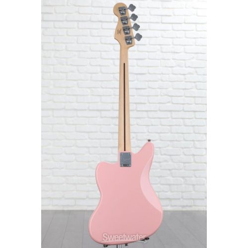  Squier Affinity Series Jaguar Bass H - Shell Pink, Sweetwater Exclusive