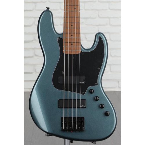  Squier Contemporary Active Jazz Bass HH V - Gunmetal Metallic Demo