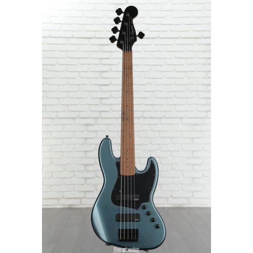  Squier Contemporary Active Jazz Bass HH V - Gunmetal Metallic Demo