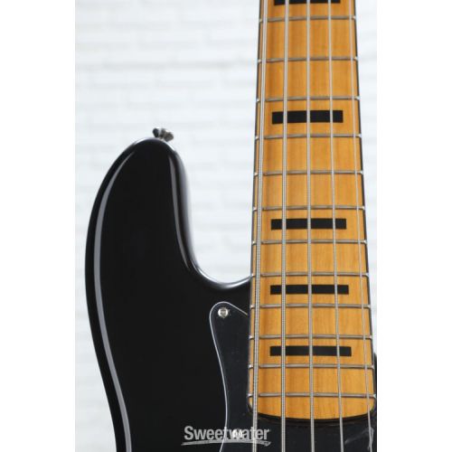  Squier Classic Vibe '70s Jazz Bass V - Black with Maple Fingerboard