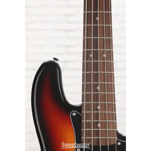  Squier Affinity Series Jazz Bass V - 3-color Sunburst with Laurel Fingerboard