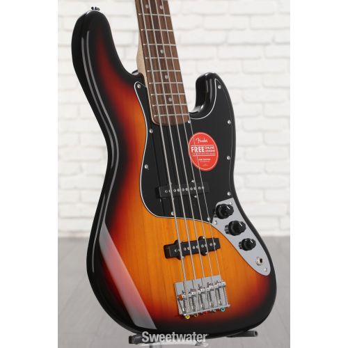  Squier Affinity Series Jazz Bass V - 3-color Sunburst with Laurel Fingerboard