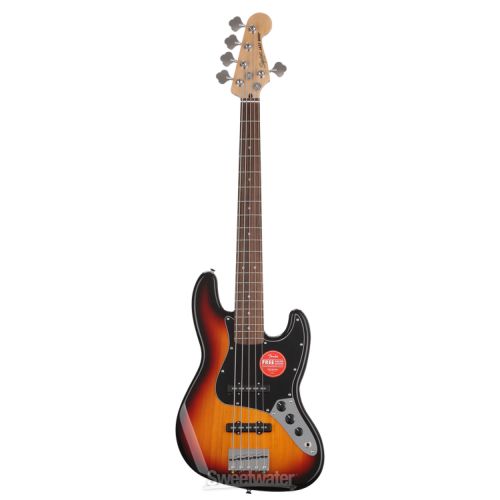  Squier Affinity Series Jazz Bass V - 3-color Sunburst with Laurel Fingerboard