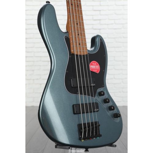  Squier Contemporary Active Jazz Bass HH V - Gunmetal Metallic