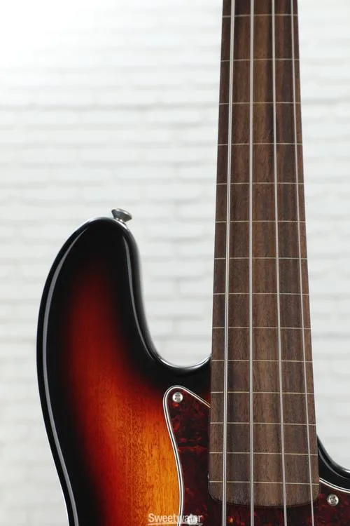  Squier Classic Vibe '60s Fretless Jazz Bass - 3-Tone Sunburst