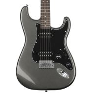 Squier Affinity Series Stratocaster Electric Guitar - Charcoal Frost Metallic with Laurel Fingerboard