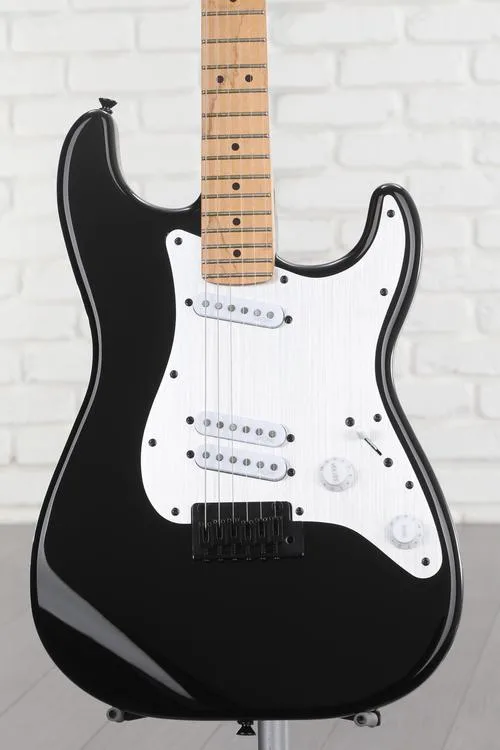 Squier Contemporary Stratocaster Special - Black with Silver Anodized Pickguard Demo