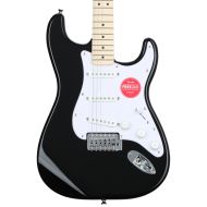 Squier Sonic Stratocaster Electric Guitar - Black with Maple Fingerboard