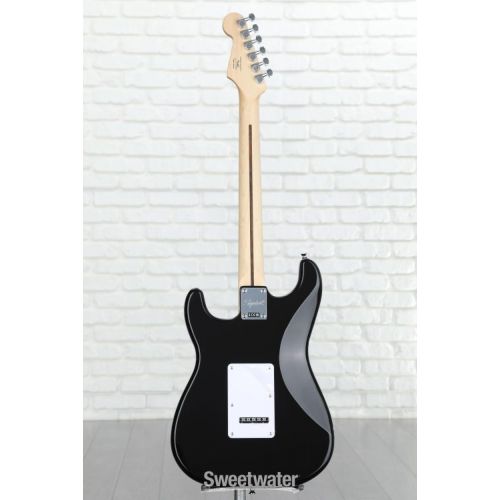  Squier Sonic Stratocaster Electric Guitar - Black with Maple Fingerboard