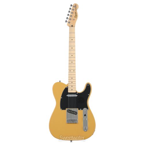 Squier Affinity Series Telecaster Electric Guitar with Gig Bag - Butterscotch Blonde with Maple Fingerboard