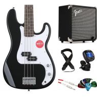 Squier Sonic Precision Bass and Fender Amp Bundle - Black