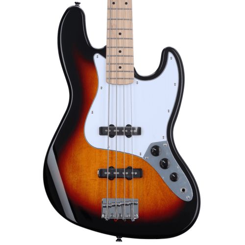  Squier Affinity Series Jazz Bass Essentials Bundle - 3-color Sunburst with Maple Fingerboard
