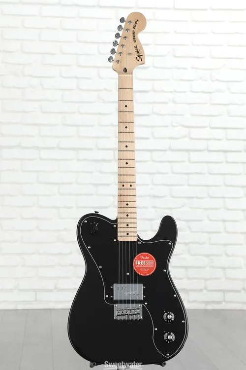  Squier Paranormal Esquire Deluxe Solidbody Electric Guitar - Metallic Black