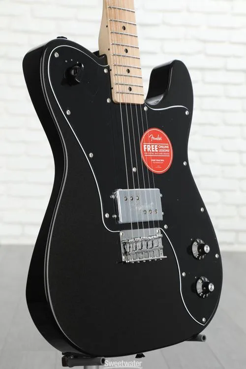  Squier Paranormal Esquire Deluxe Solidbody Electric Guitar - Metallic Black