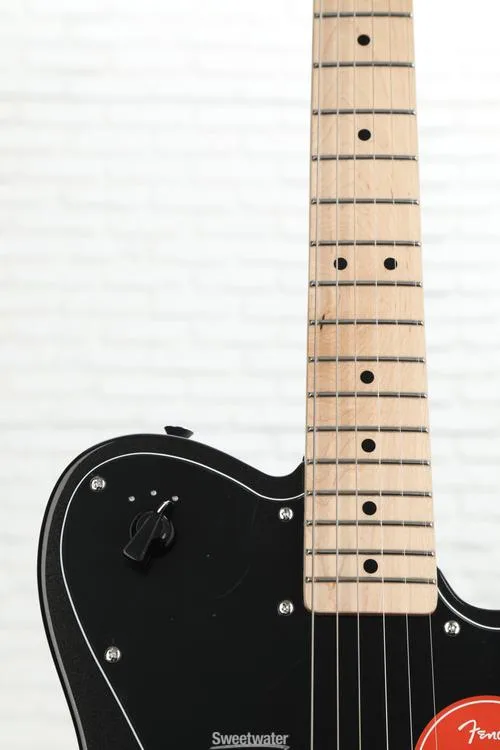  Squier Paranormal Esquire Deluxe Solidbody Electric Guitar - Metallic Black