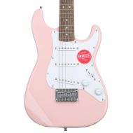 Squier Mini Stratocaster Electric Guitar - Shell Pink with Laurel Fingerboard