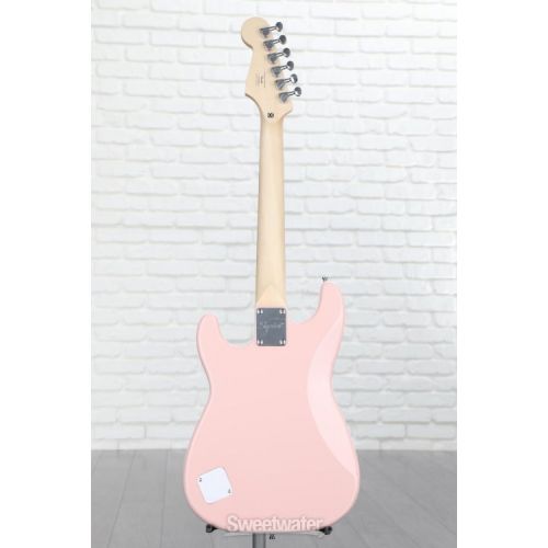  Squier Mini Stratocaster Electric Guitar - Shell Pink with Laurel Fingerboard