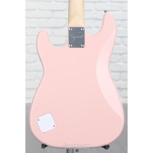  Squier Mini Stratocaster Electric Guitar - Shell Pink with Laurel Fingerboard