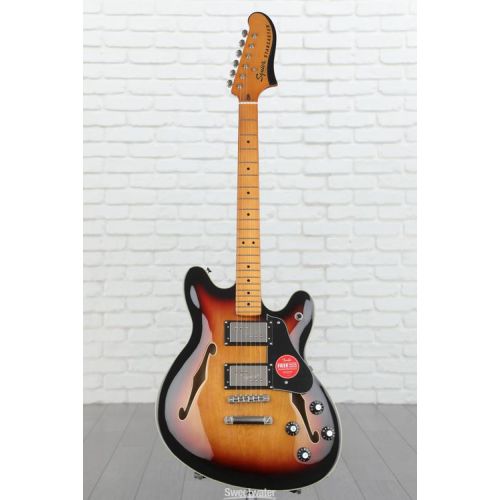  Squier Classic Vibe Starcaster Semi-hollowbody Electric Guitar - 3-tone Sunburst