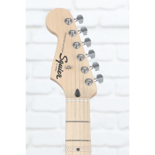  Squier Sonic Stratocaster Left-handed Electric Guitar - Black with Maple Fingerboard