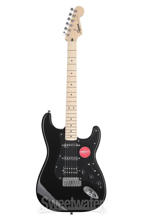  Squier Sonic Stratocaster HSS Electric Guitar - Black