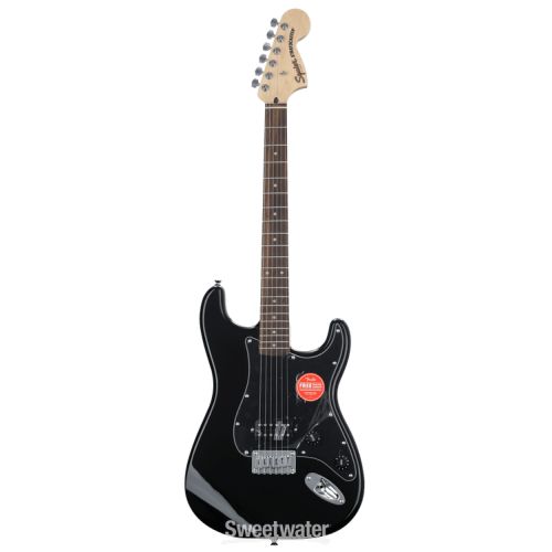  Squier Affinity Series Stratocaster H HT - Black, Sweetwater Exclusive